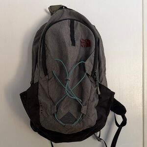 The North Face Jester Charcoal and Black Backpack